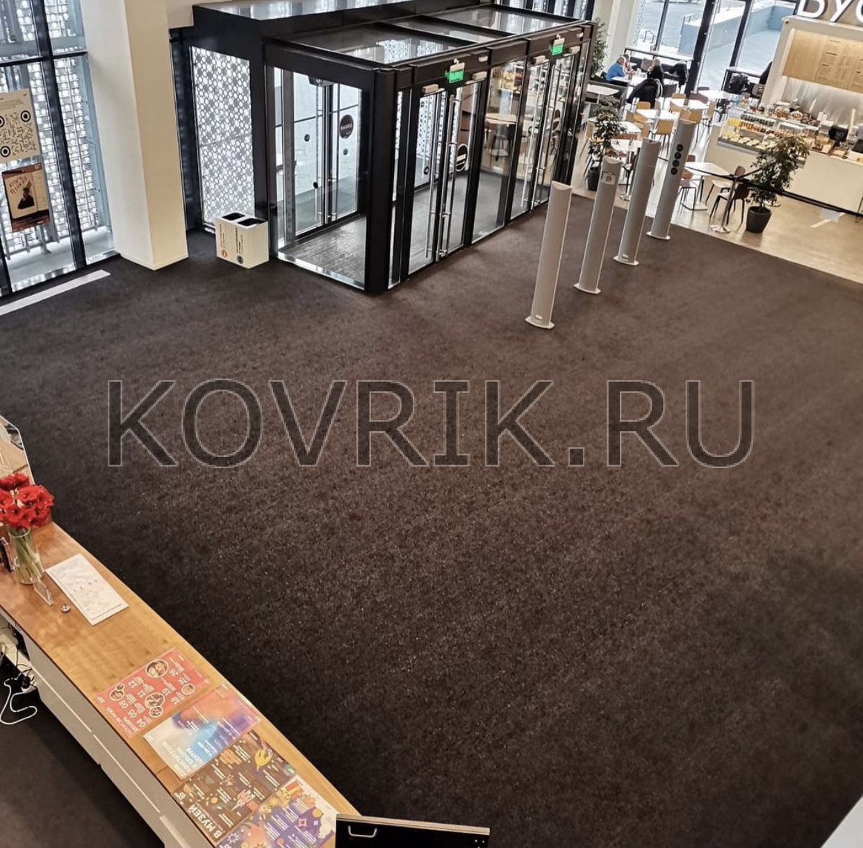 Рулонные профессиональные ворсовые покрытия КОРАЛ